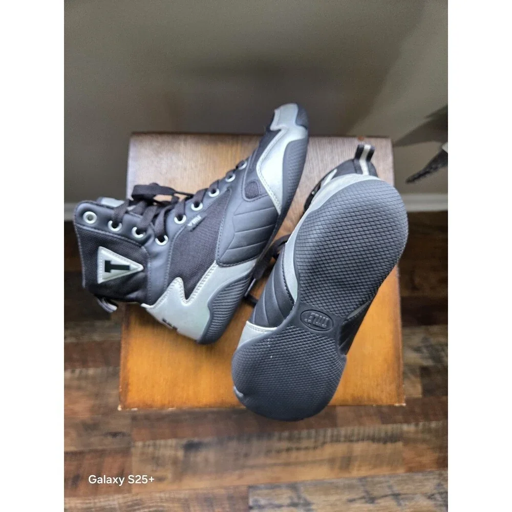TITLE Boxing Total Balance High Top Boxing Shoes Black Size 6 EUC